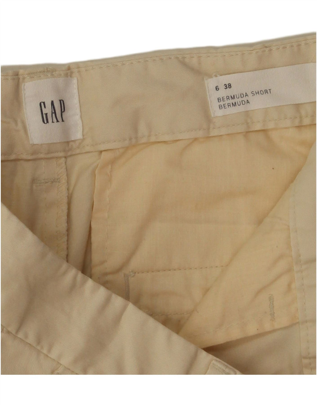 Gap Damen Bermudashorts EU 38 Medium W30 Beige