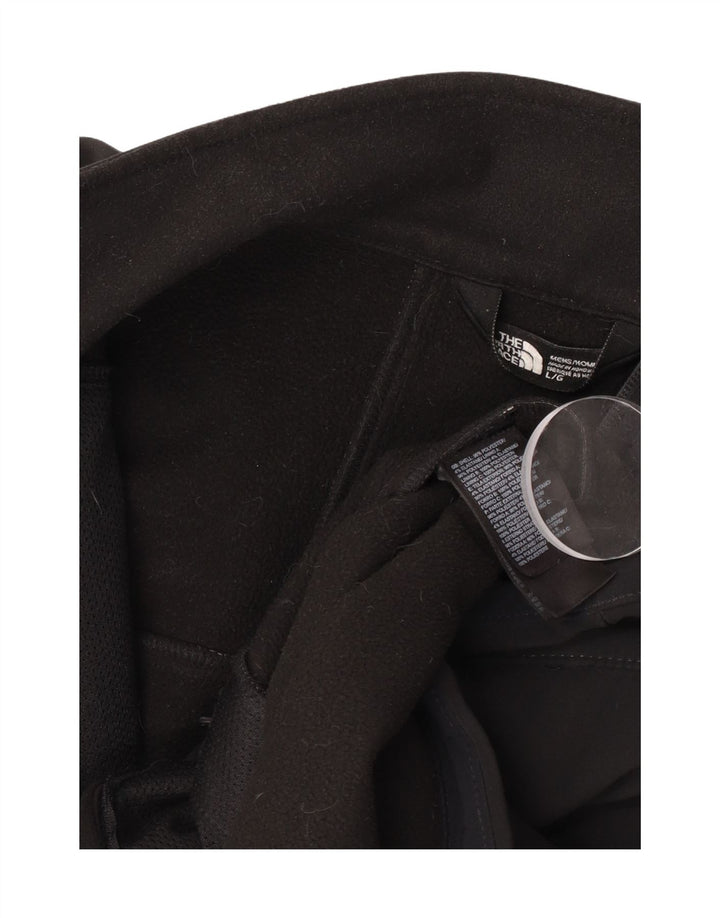 The North Face Herren-Trainingsanzug-Top-Jacke, großes schwarzes Polyester