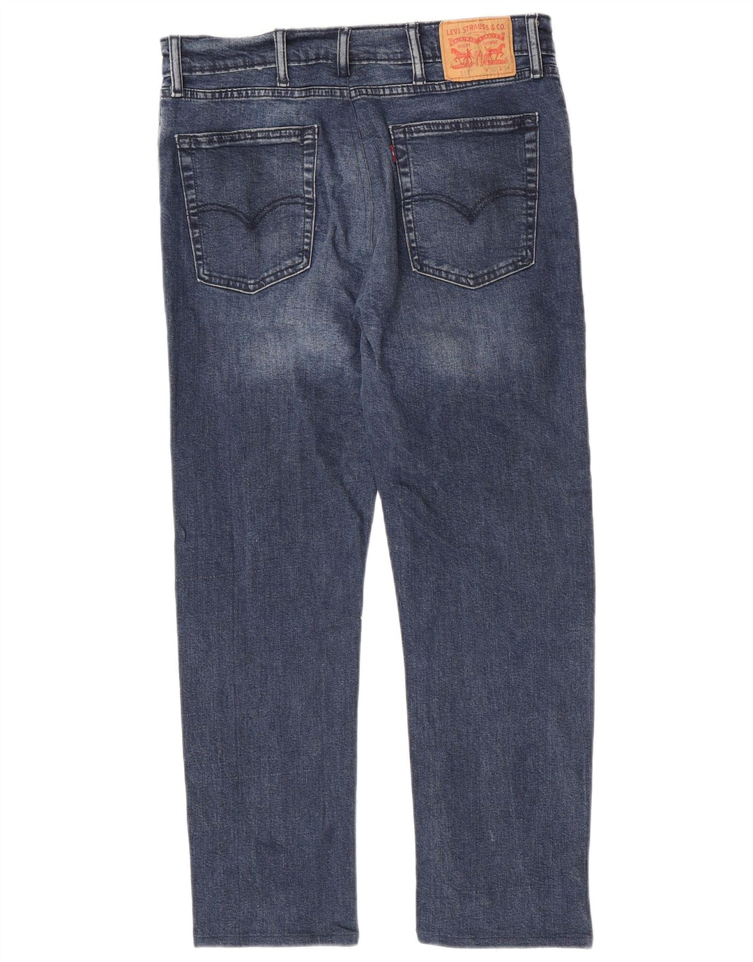 Levi's Herren 513 Slim Straight Jeans W40 L27 Blaue Baumwolle