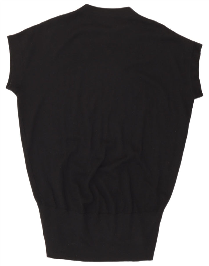 Gianfranco Ferre Damen Kleid mit grafischer Drop-Taille IT 44 Mittelschwarz