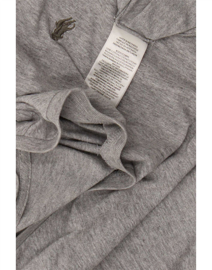Polo Ralph Lauren Herren-T-Shirt-Oberteil aus mittelgrauer Baumwolle