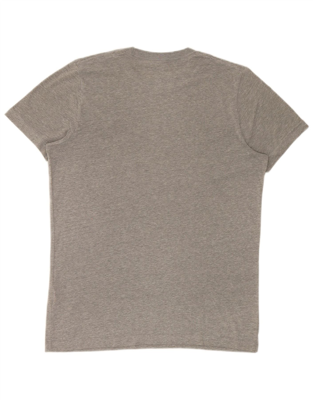 Hollister Herren-T-Shirt-Oberteil, groß, grau gefleckte Baumwolle