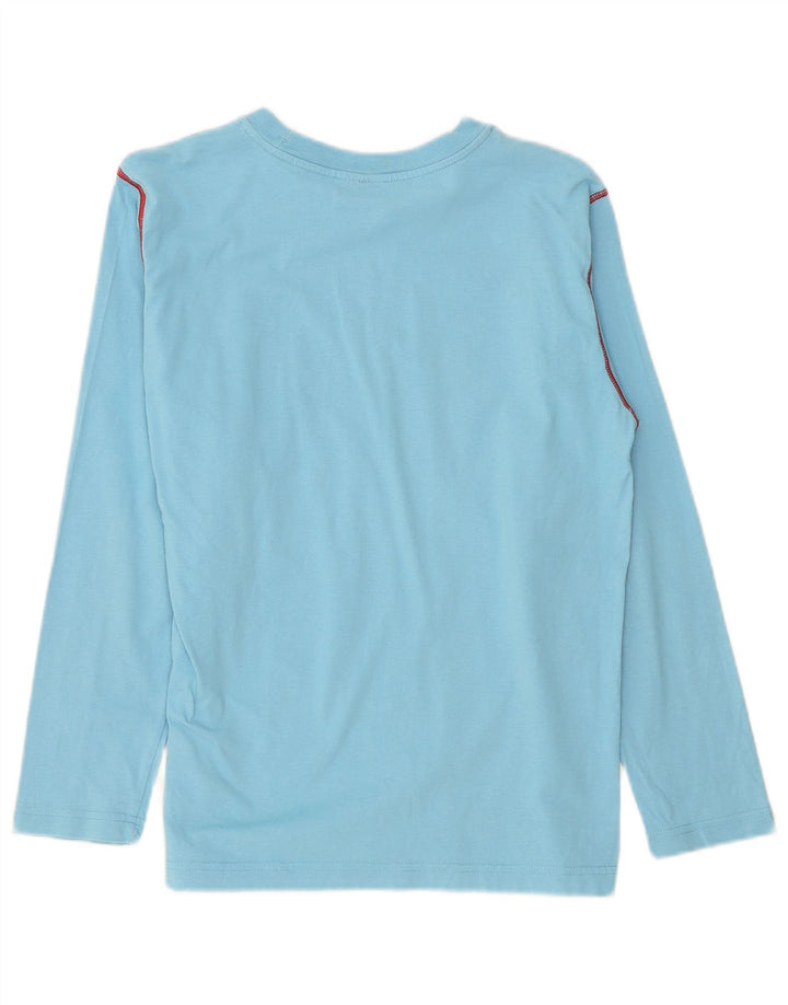 Champion Langarmshirt mit Grafik für Jungen, 11–12 Jahre, Größe L, Blau, Baumwolle