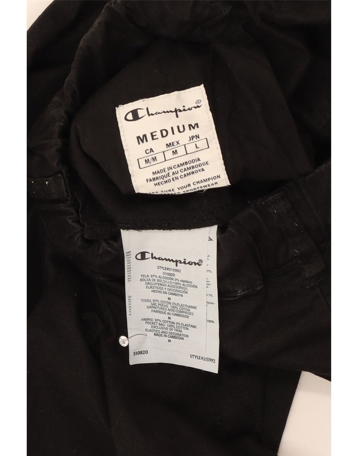 Champion Gerade Chinohose für Herren, Größe M, W32, L30, Schwarz, Baumwolle