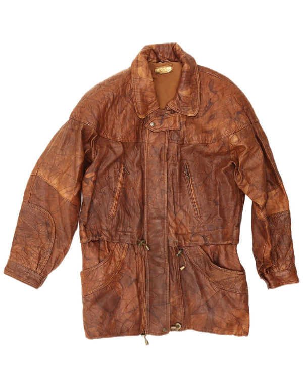 Vintage Herren Lederjacke UK 40 Large Braun