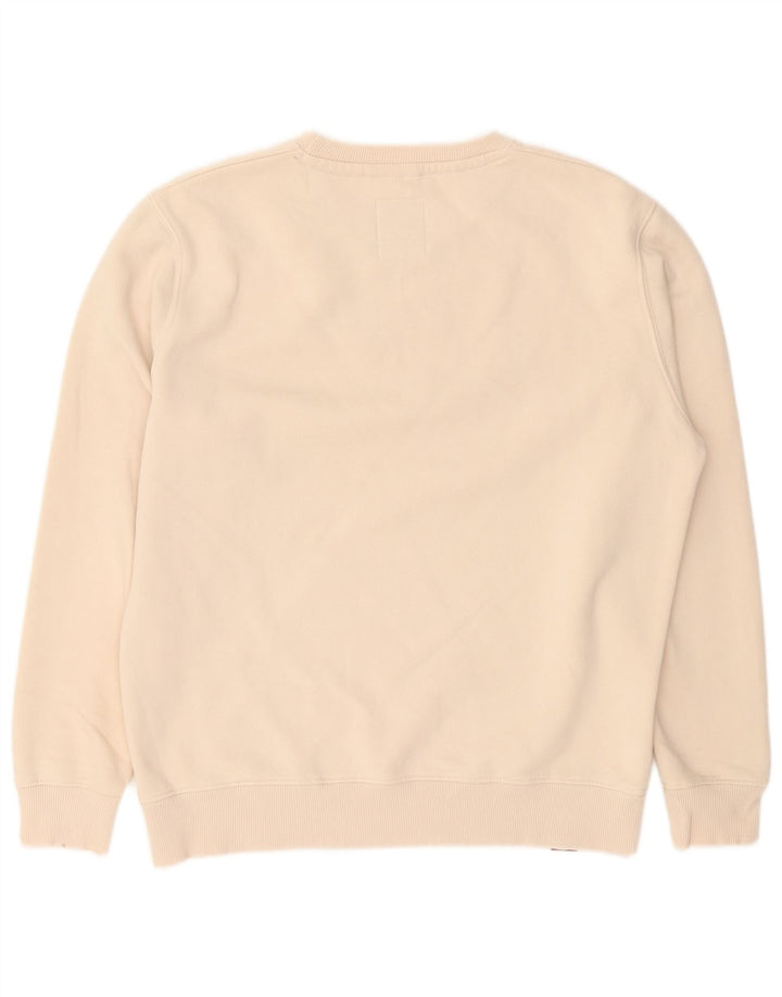 Alpha Industries Herren-Sweatshirt mit Grafik, mittelbeige Baumwolle