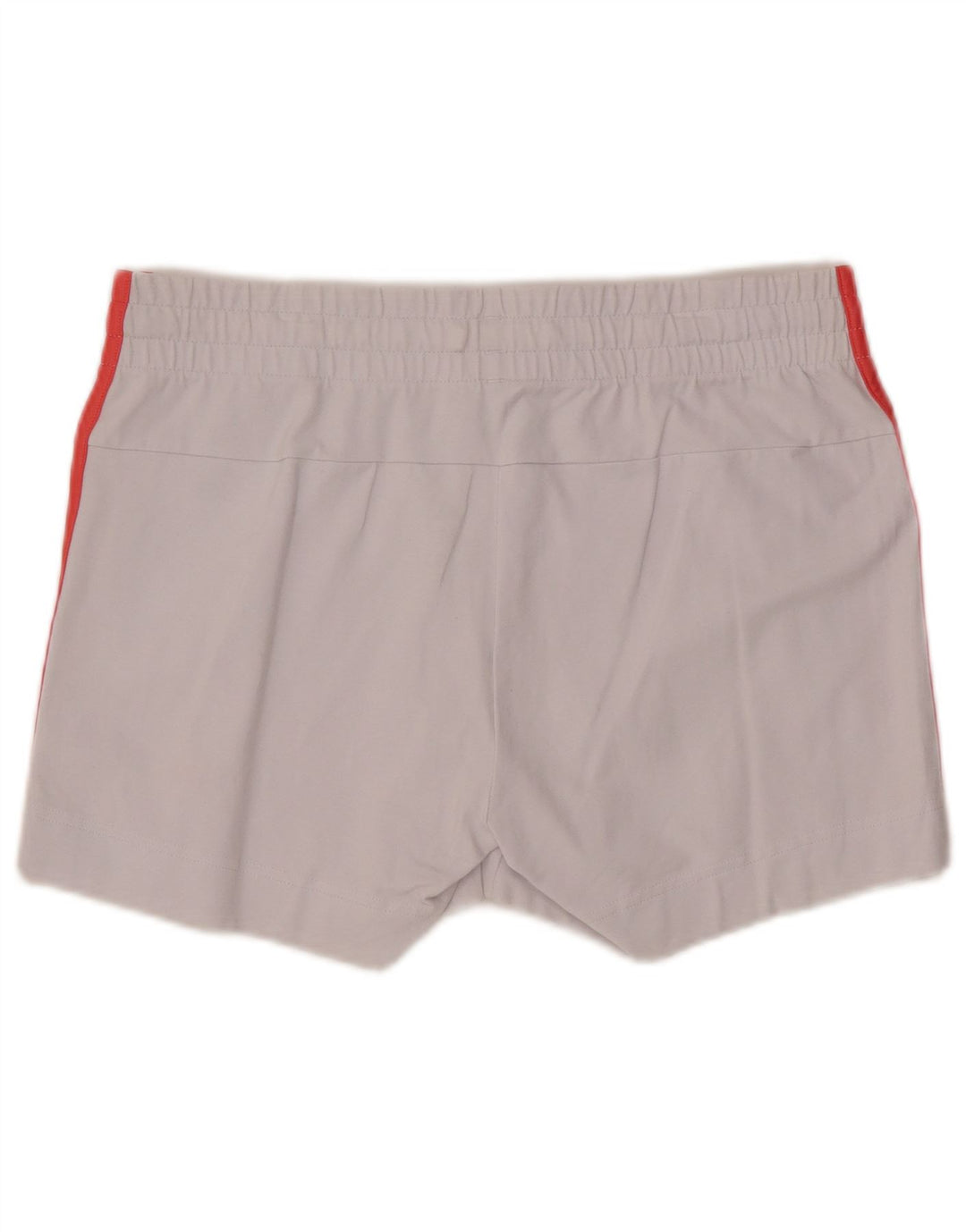 ADIDAS Damen Sportshorts UK 12/14 Mittelweiße Baumwolle