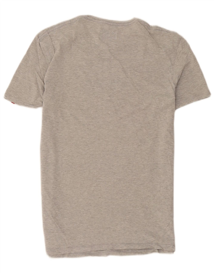 Levi's Herren-T-Shirt-Oberteil, klein, grau gefleckte Baumwolle