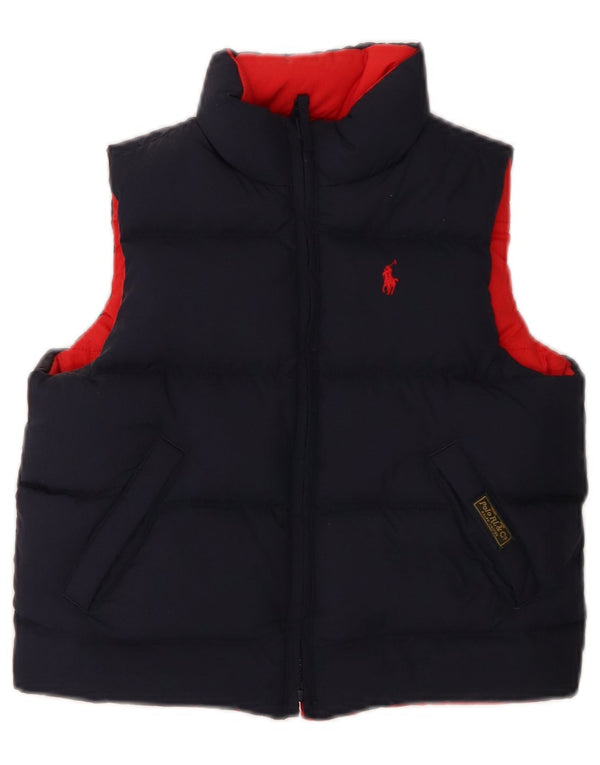 Polo Ralph Lauren Wendbare wattierte Weste für Jungen, 2–3 Jahre, Marineblau