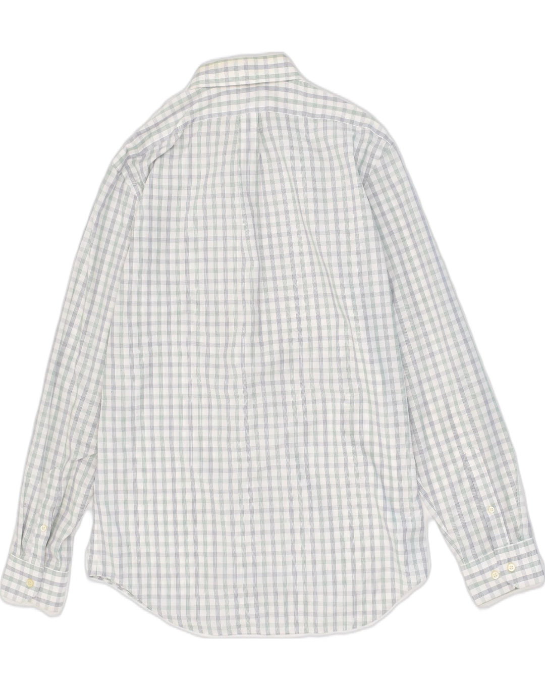 BANANA REPUBLIC Mens NON - IRON Classic Fit Shirt Medium Grey Check Cotton | Vintage Banana Republic | Thrift | Second-Hand Banana Republic | Used Clothing | Messina Hembry 