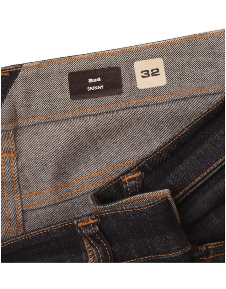 Volcom Damen Skinny Jeans W32 L31 Marineblaue Baumwolle