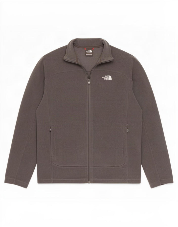 The North Face Herren Fleecejacke UK 38 Mittelgraues Polyester