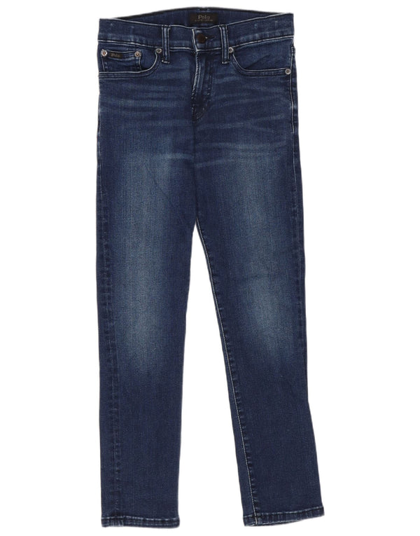 Polo Ralph Lauren Röhrenjeans für Mädchen, 10–11 Jahre, Größe M, W24, L25, Blau, Baumwolle