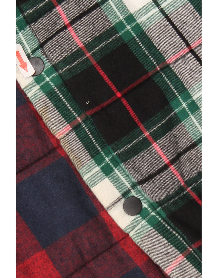 Zara Lumberjack-Flanellhemd für Herren, mittelgroß, mehrfarbig, kariert, Baumwolle