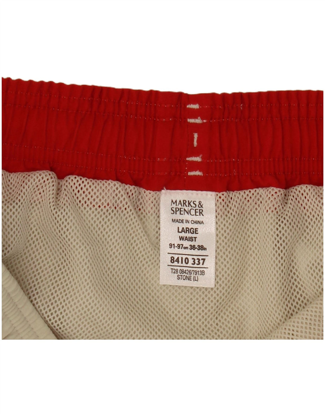 Marks & Spencer Herren-Badeshorts, groß, beige, Polyester