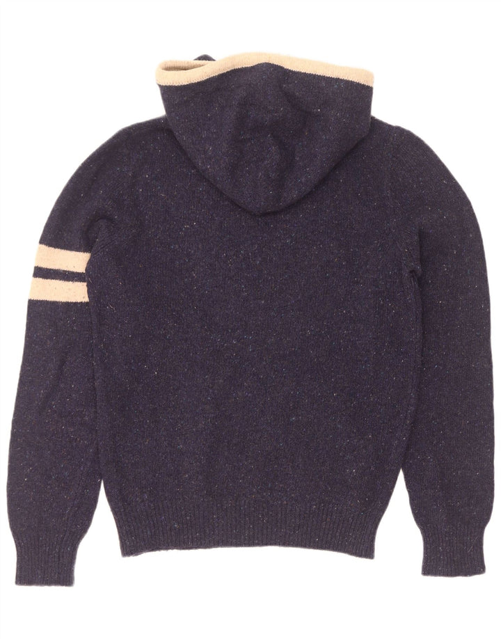 Franklin & Marshall Herren-Pullover mit Grafik, groß, Marineblau, Farbblock