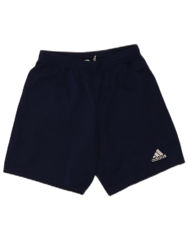 Adidas Jungen Climalite Sport Shorts 11-12 Jahre Marineblau Polyester