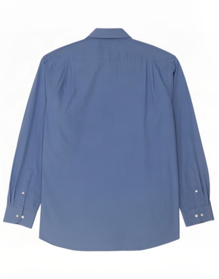 Hugo Boss Herrenhemd XL, blaue Baumwolle