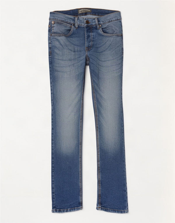 French Connection Slim-Jeans für Herren, W32, L32, blaue Baumwolle