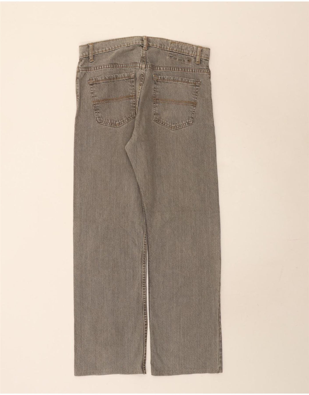 Marks & Spencer Herren Straight Jeans W34 L31 Graue Baumwolle
