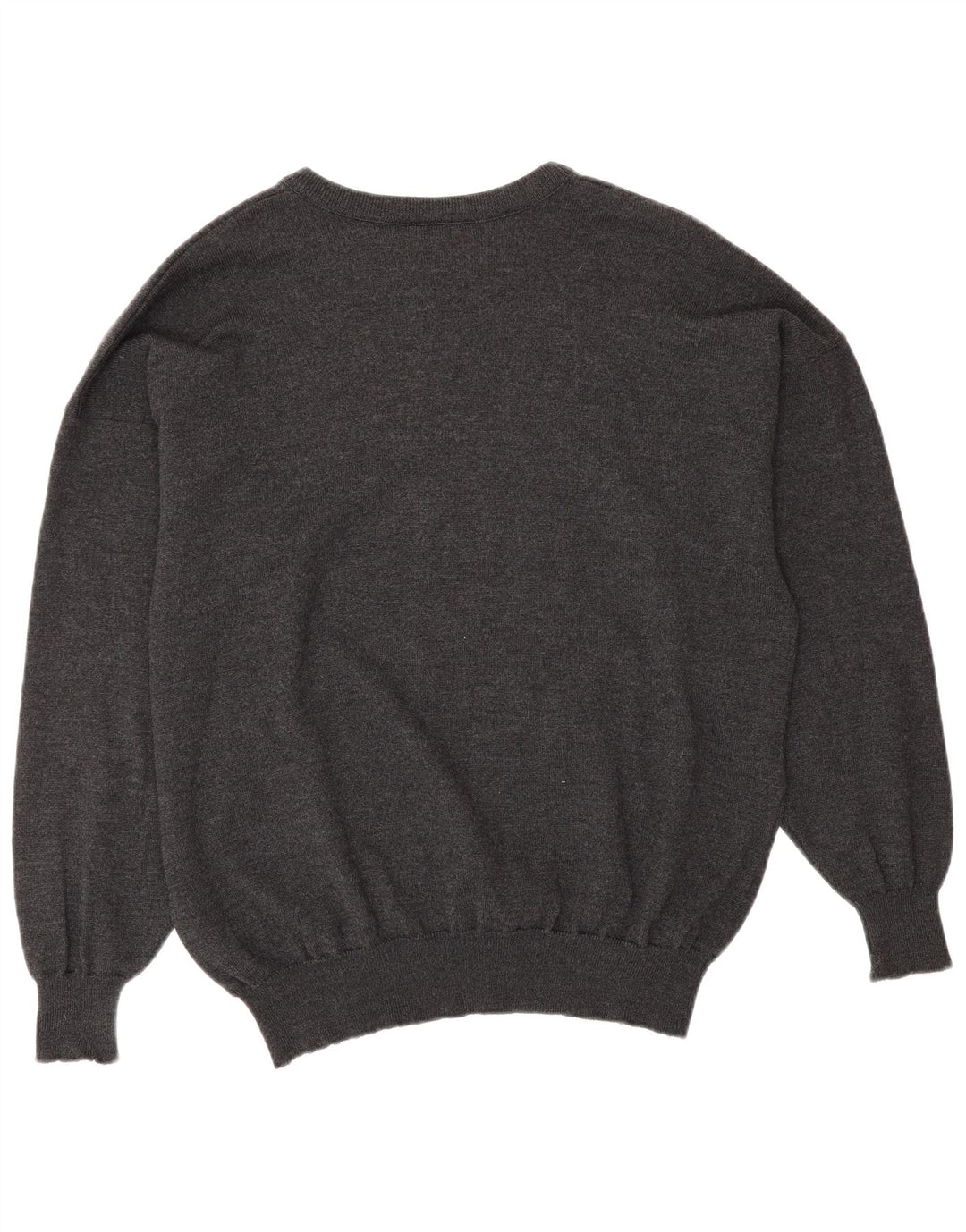 Lacoste Herren-Pullover mit Rundhalsausschnitt, Größe 8 3XL, graue Wolle