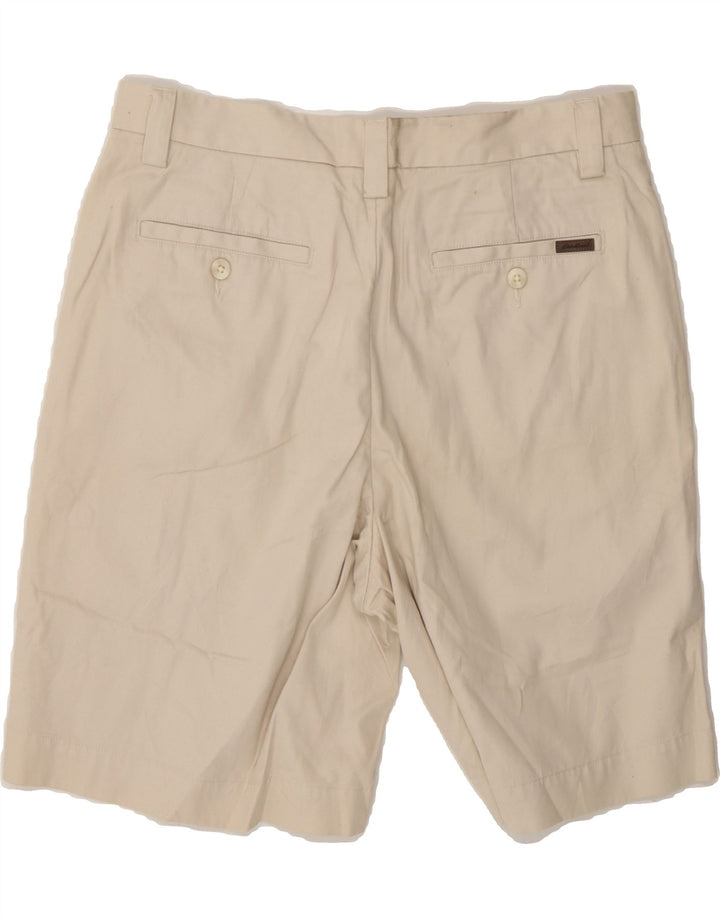 EDDIE BAUER Mens Chino Shorts W33 Medium Beige Cotton Vintage Eddie Bauer and Second-Hand Eddie Bauer from Messina Hembry 