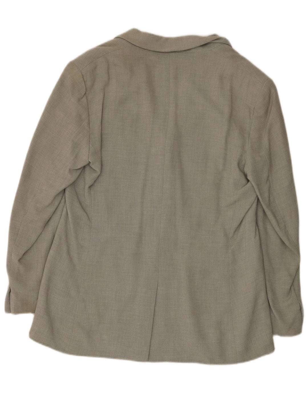 Calvin Klein Damen 3-Knopf-Blazerjacke US 14 XL Graue Viskose