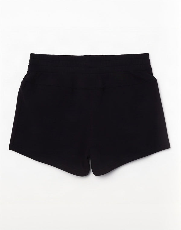 Adidas Damen Graphic Sport Shorts UK 8/10 Small Marineblau Baumwolle