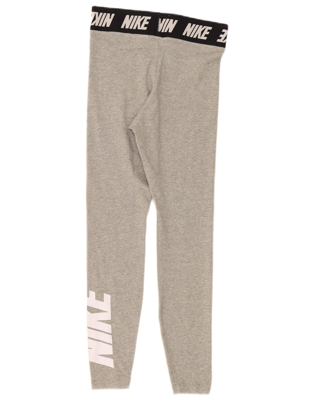Nike Womens Graphic Leggings UK 8 Small Graue Colourblock-Baumwolle