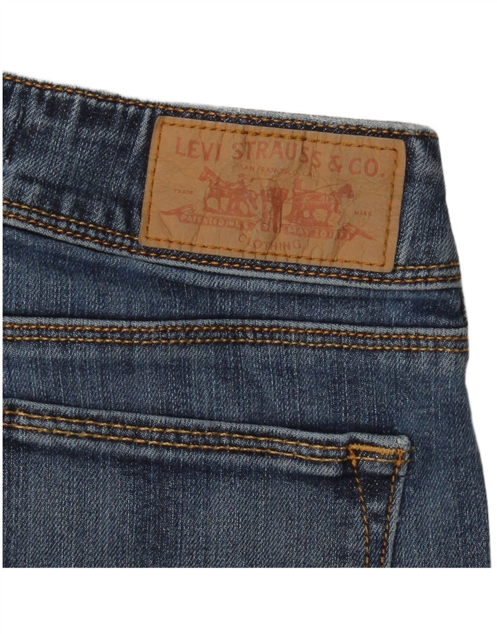 Levi's Damen 571 Slim Jeans W26 L29 Blau