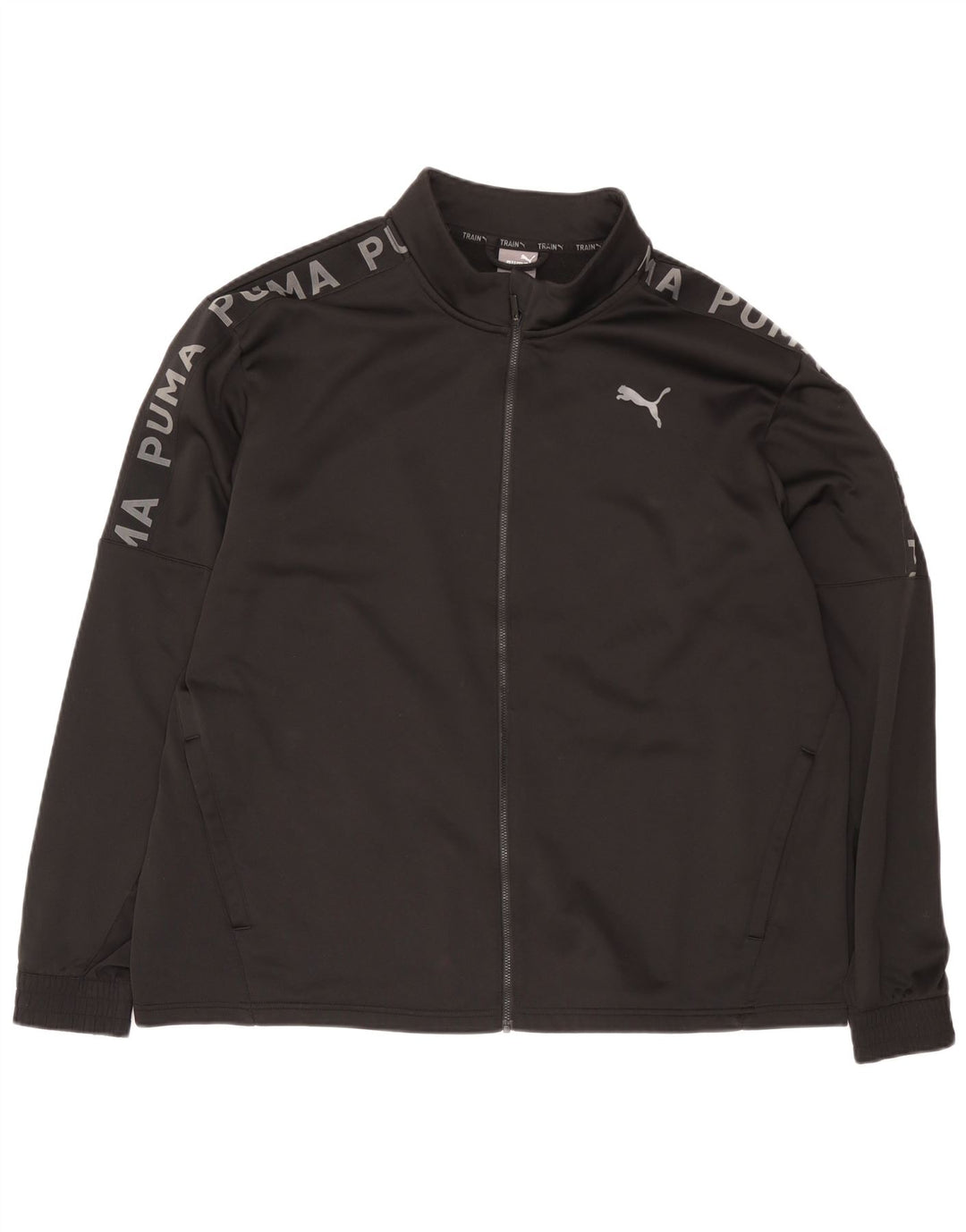 Puma Herren Graphic Trainingsanzug Top Jacke 2XL Schwarz Polyester