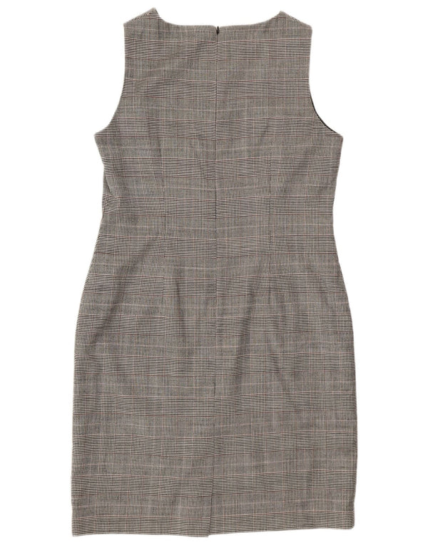 Ärmelloses Etuikleid für Damen von Hobbs, Gr. 44, Klassisch, Grau, Hahnentrittmuster