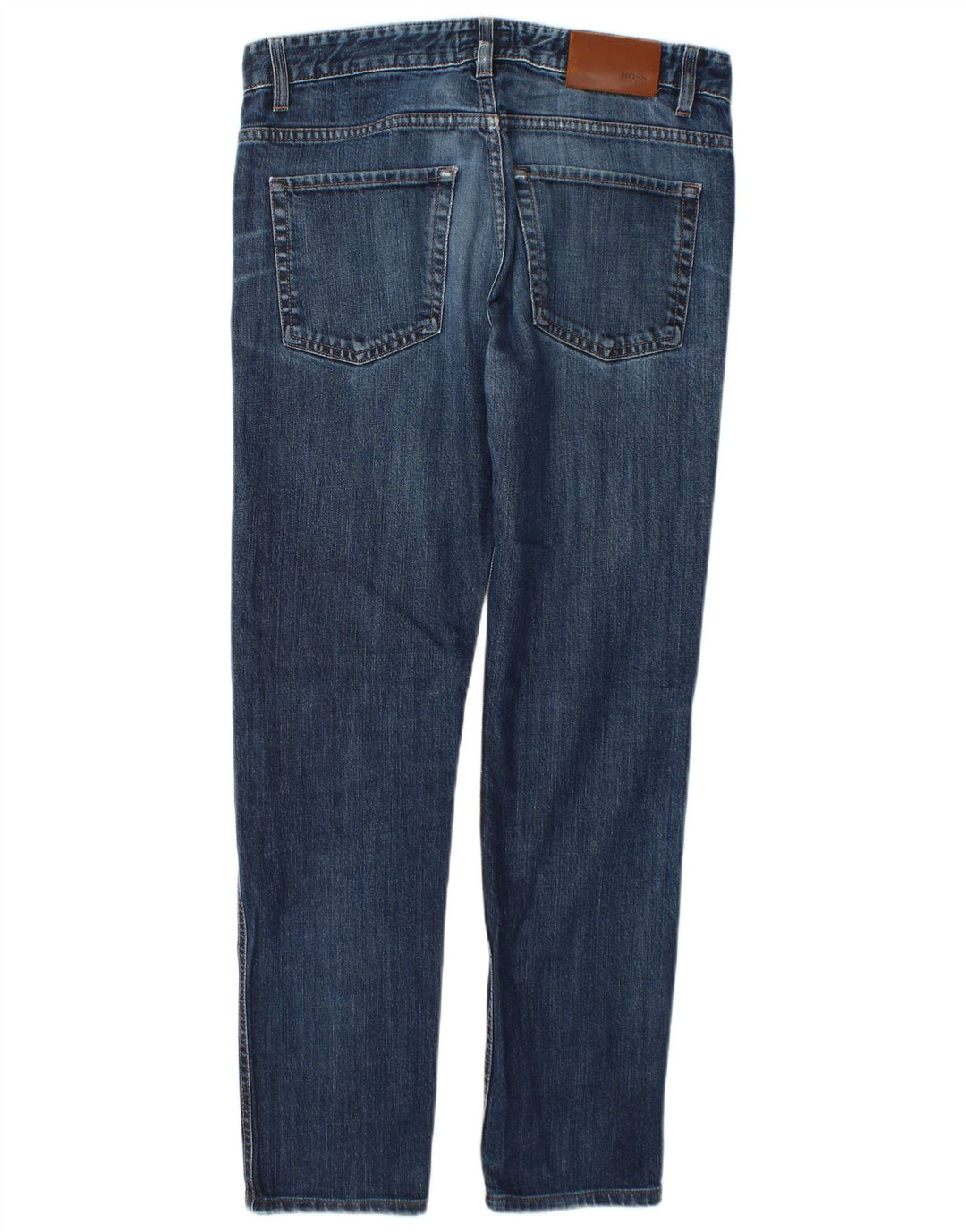 Hugo Boss Herren Slim Jeans W30 L28 Blaue Baumwolle