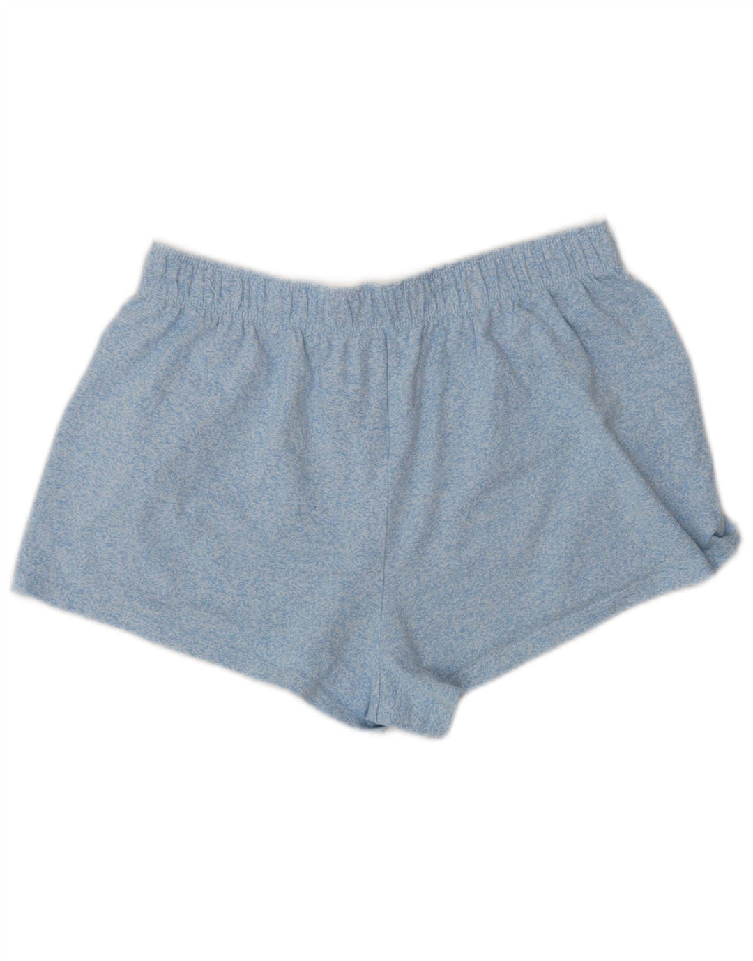 Champion Damen Sportshorts UK 12 Mittelblau gefleckte Baumwolle