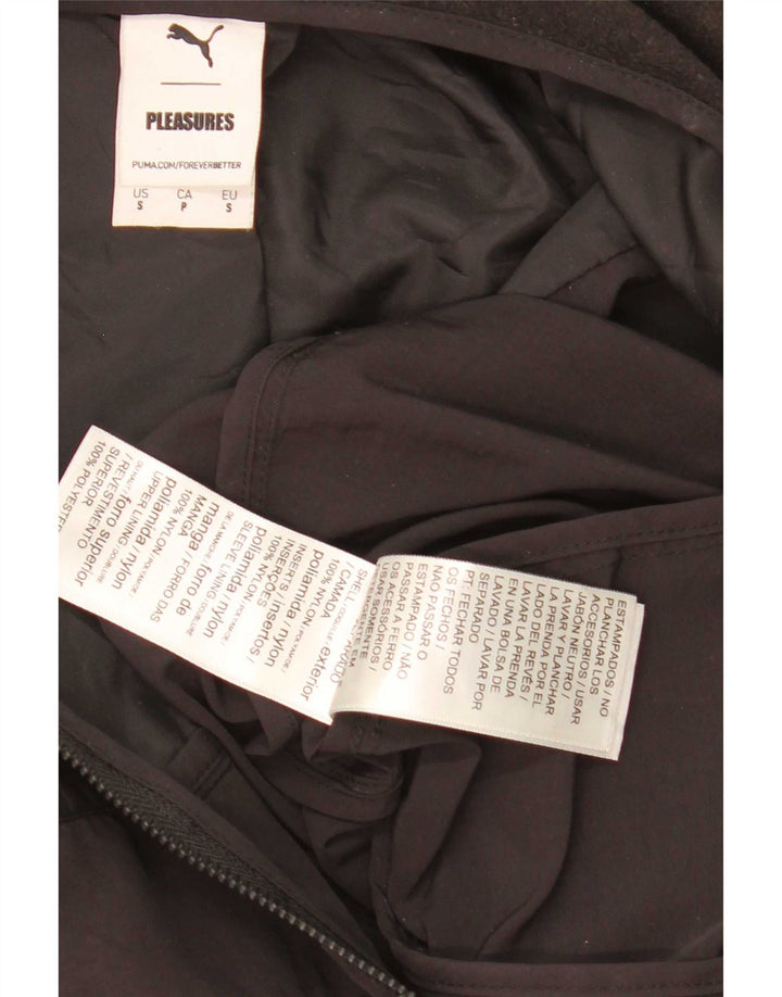 Puma Herren Pleasures Graphic Trainingsanzug Top Jacke Small Schwarz Nylon