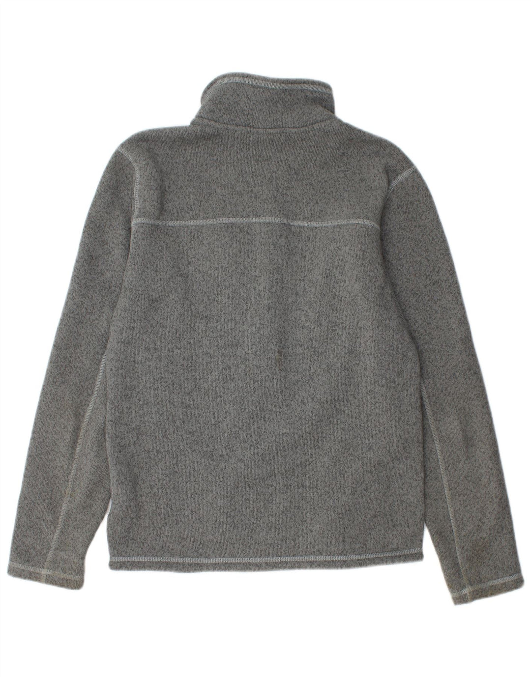 THE NORTH FACE Herren-Trainingsanzug-Oberteil, Jacke, klein, grau geflecktes Polyester