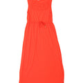 PROMOD Womens Sleeveless Maxi Dress UK 12 Medium Red Cotton Vintage Promod and Second-Hand Promod from Messina Hembry 