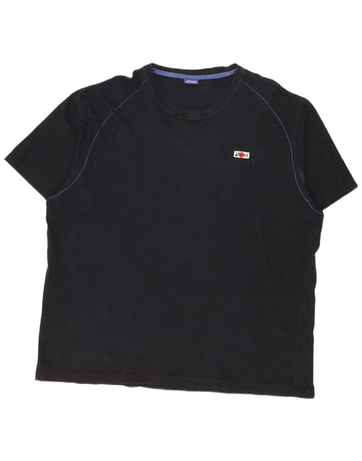 Asics Herren T-Shirt Top 3XL Schwarz Baumwolle