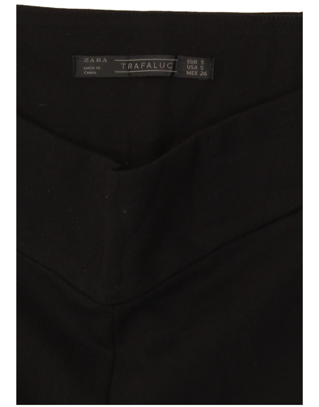 Zara Damen High Rise Hotpants Small W26 Schwarz