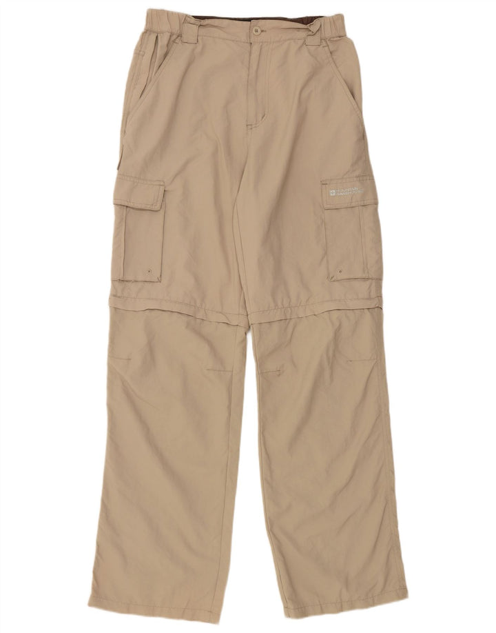Mountain Warehouse Gerade Cargohose für Damen, W30, L31, beiges Nylon