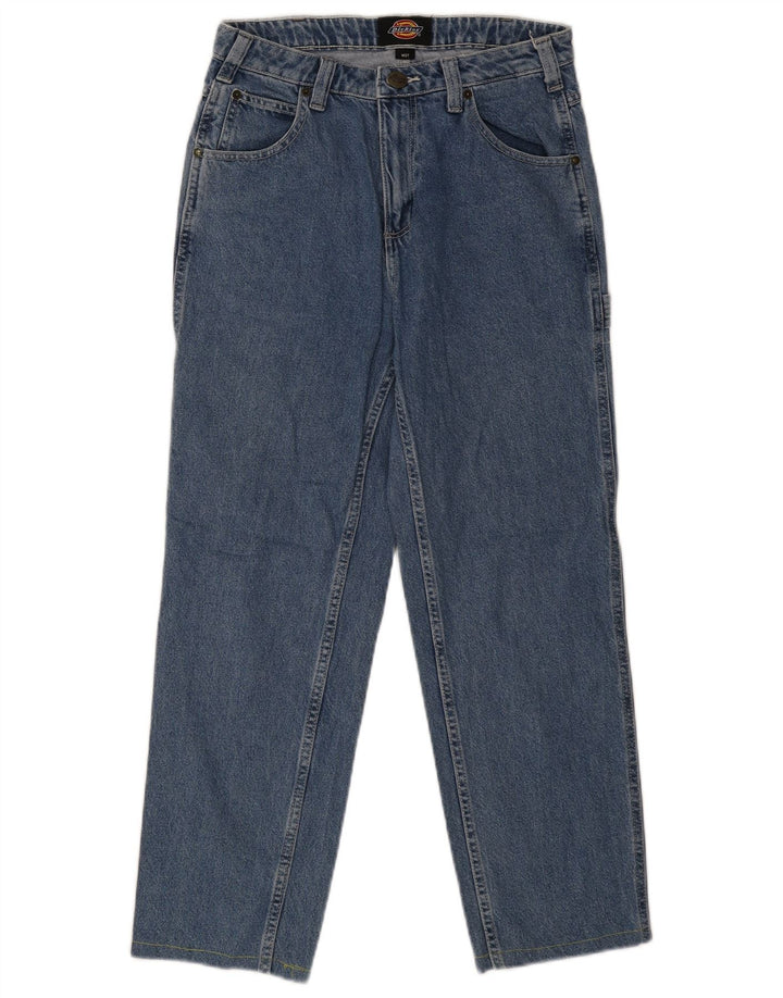 Dickies Damen Cargo Straight Jeans W27 L26 Blau