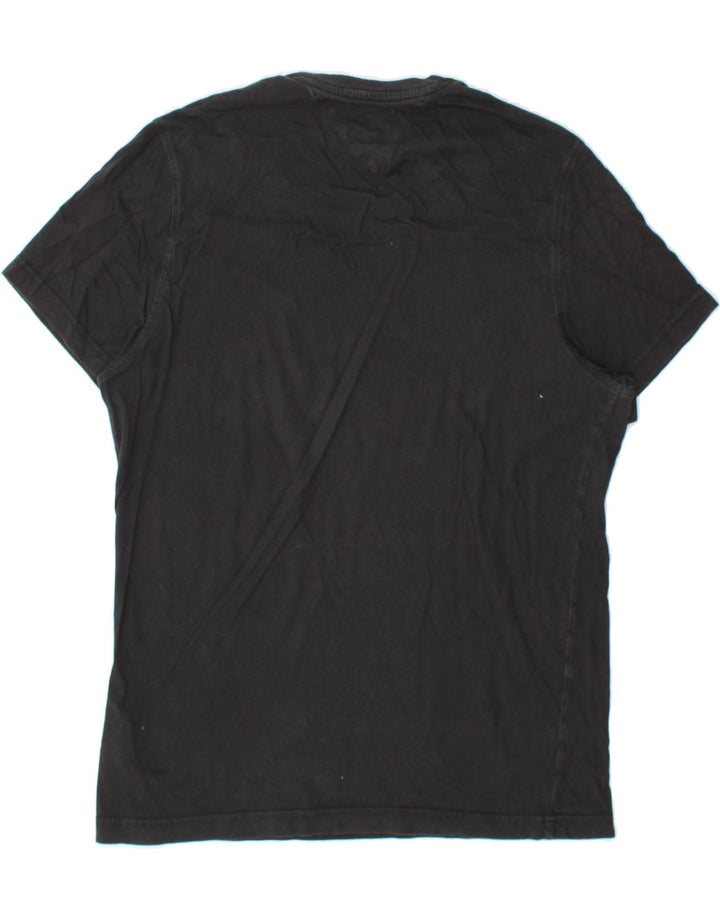 TOMMY HILFIGER Mens T-Shirt Top Medium Black Cotton Vintage Tommy Hilfiger and Second-Hand Tommy Hilfiger from Messina Hembry 