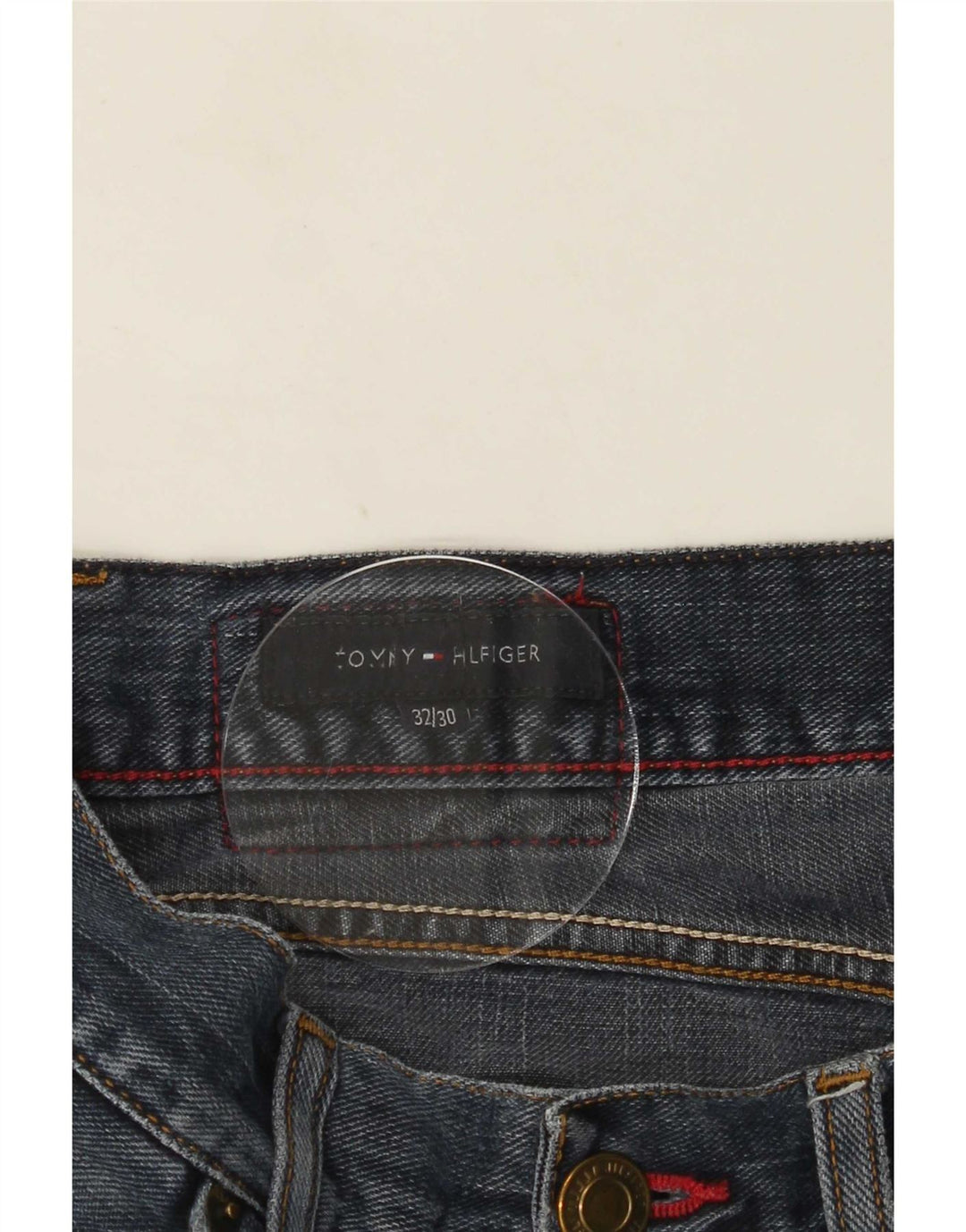 Tommy Hilfiger Herren-Crop-Jeans W32 L26 Blau