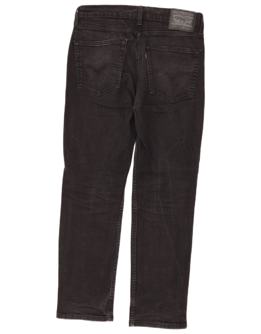 Levi's Herren 514 Straight Jeans W30 L30 schwarze Baumwolle