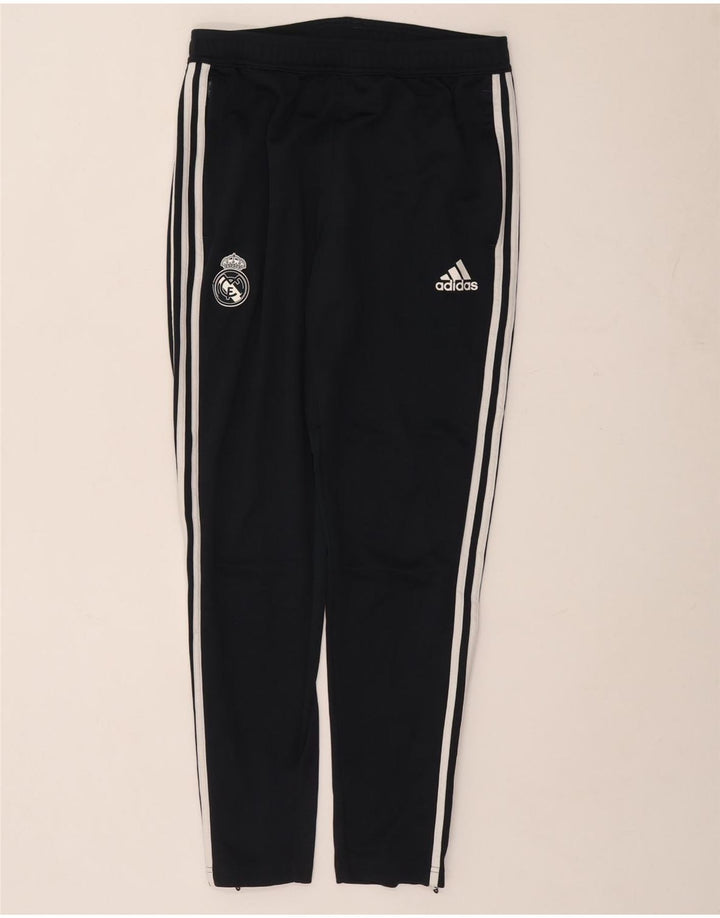 Adidas Herren Real Madrid Trainingshose Mittelschwarzes Polyester