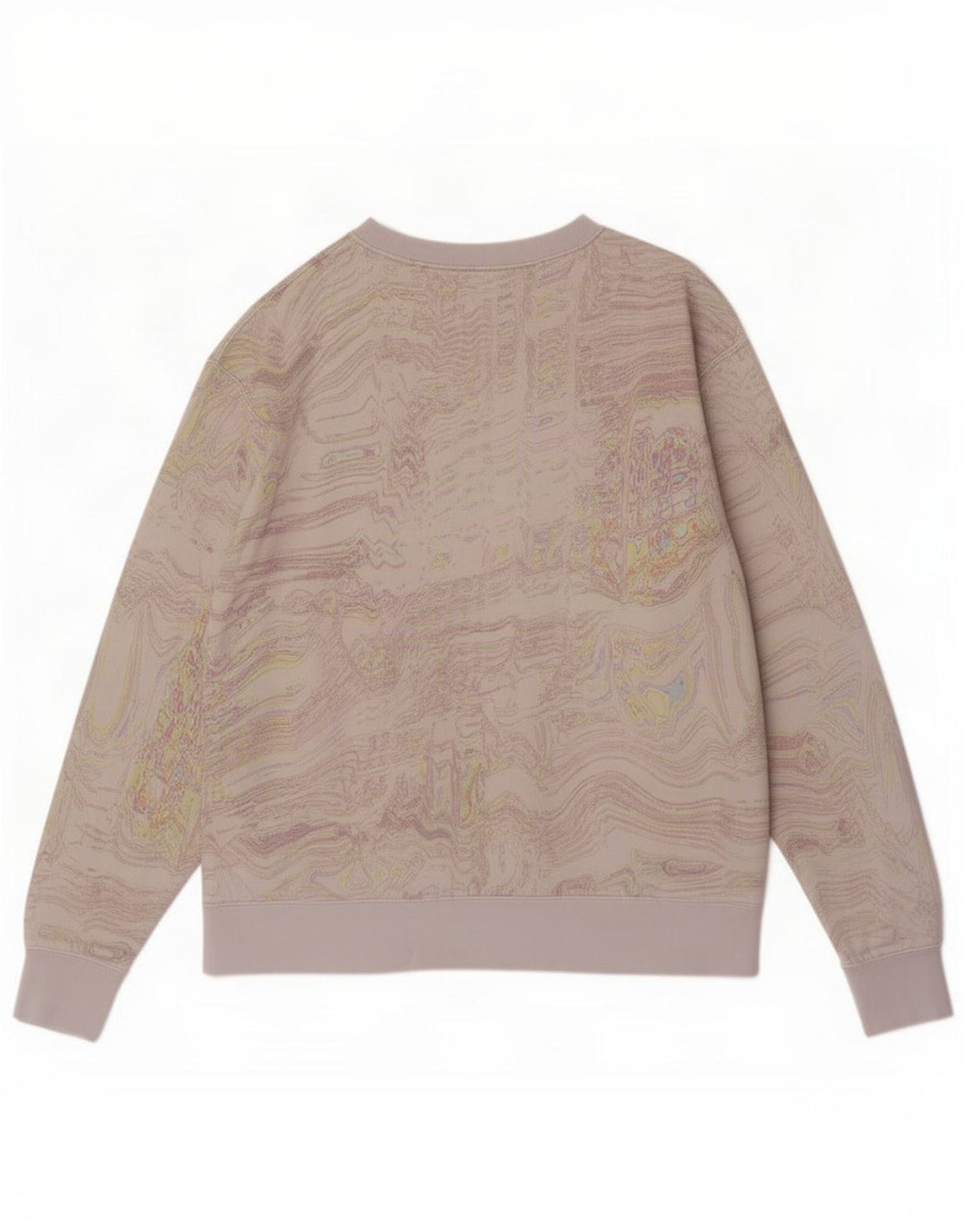 Nike Damen-Sweatshirt mit abstraktem Muster, Gr. 16, groß, gebrochenes Weiß