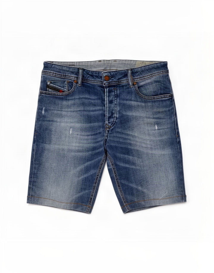 Diesel Herren Sleenker Denim Shorts W33 Mittelblau