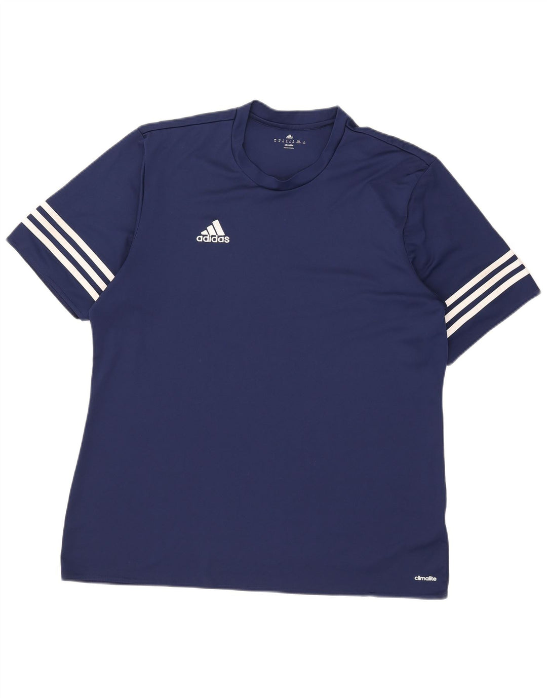 Adidas Herren Climalite T-Shirt Top XL Marineblau Polyester