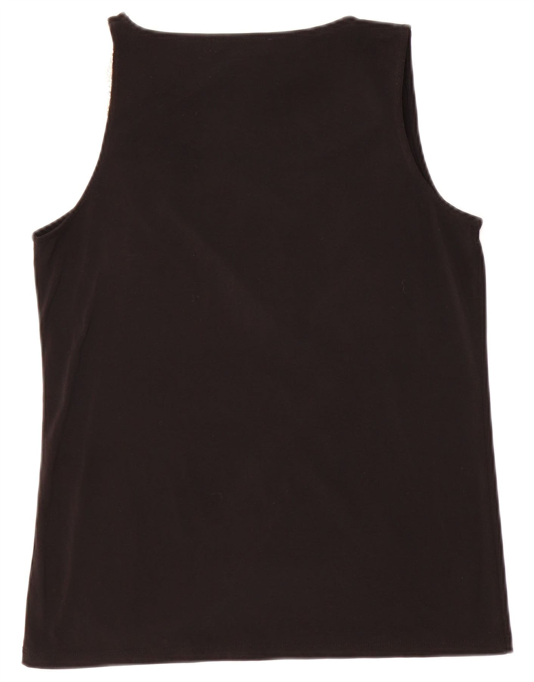 Michael Kors Damen Ärmelloses Weste-Top UK 12 Medium Schwarz Polyester