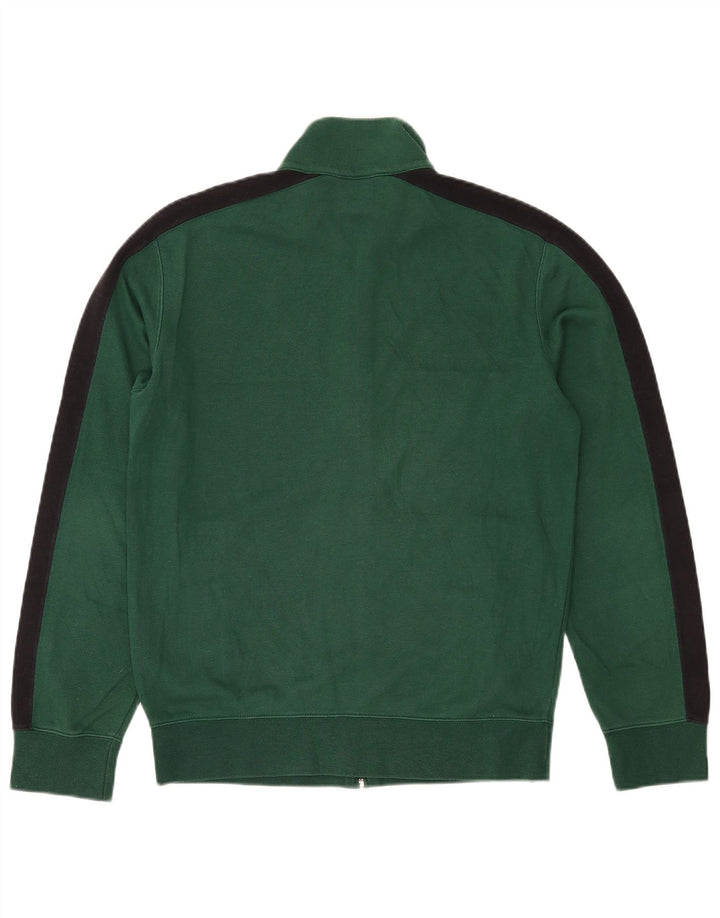 Champion Herren-Trainingsanzugoberjacke aus mittelgrüner Colourblock-Baumwolle